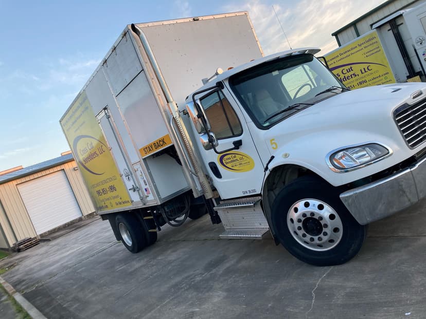 Cross Cut Shredders Mobile Shredding Truck